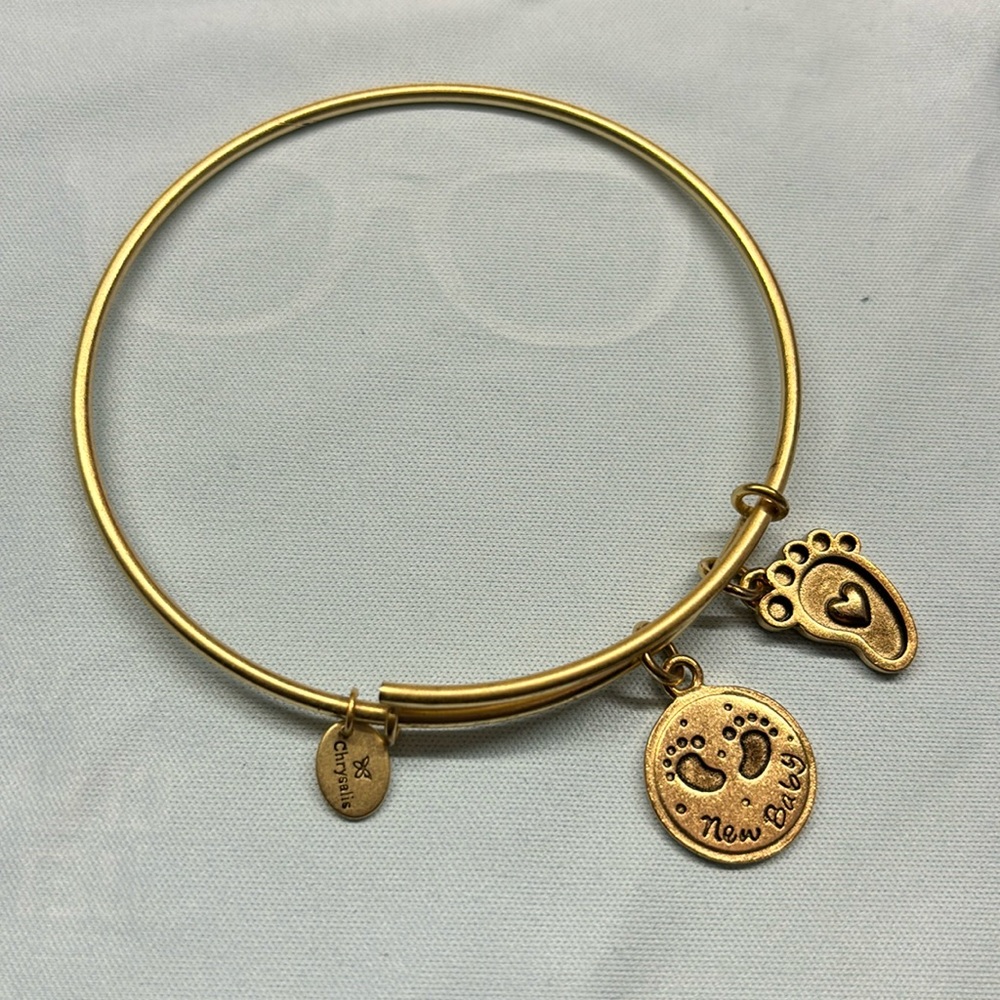 Chrysalis New Baby charm bracelet